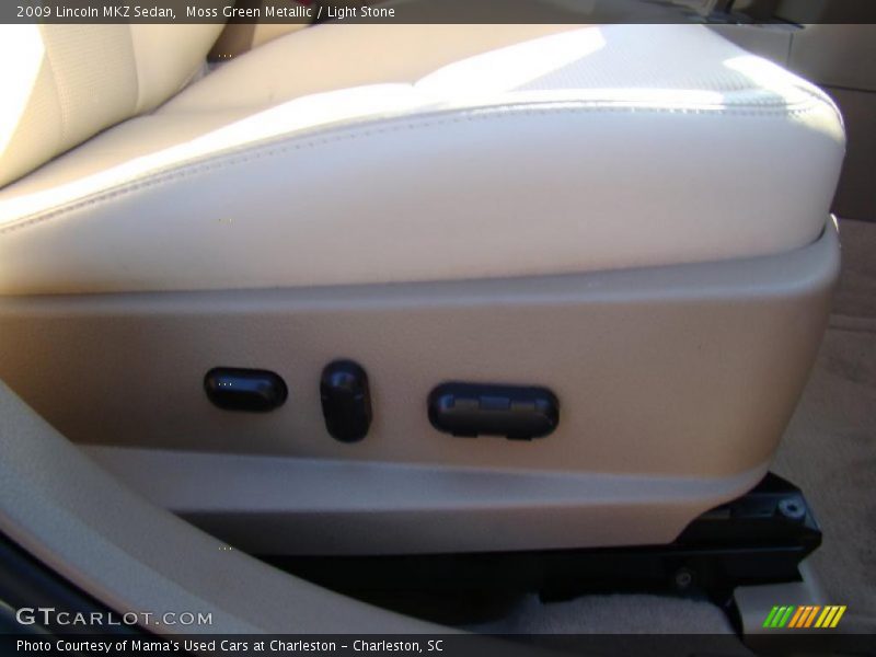 Moss Green Metallic / Light Stone 2009 Lincoln MKZ Sedan