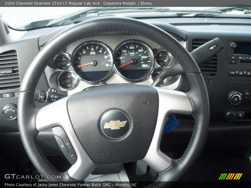 Graystone Metallic / Ebony 2009 Chevrolet Silverado 1500 LT Regular Cab 4x4