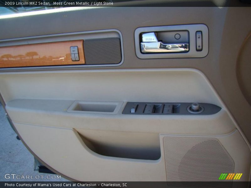Moss Green Metallic / Light Stone 2009 Lincoln MKZ Sedan