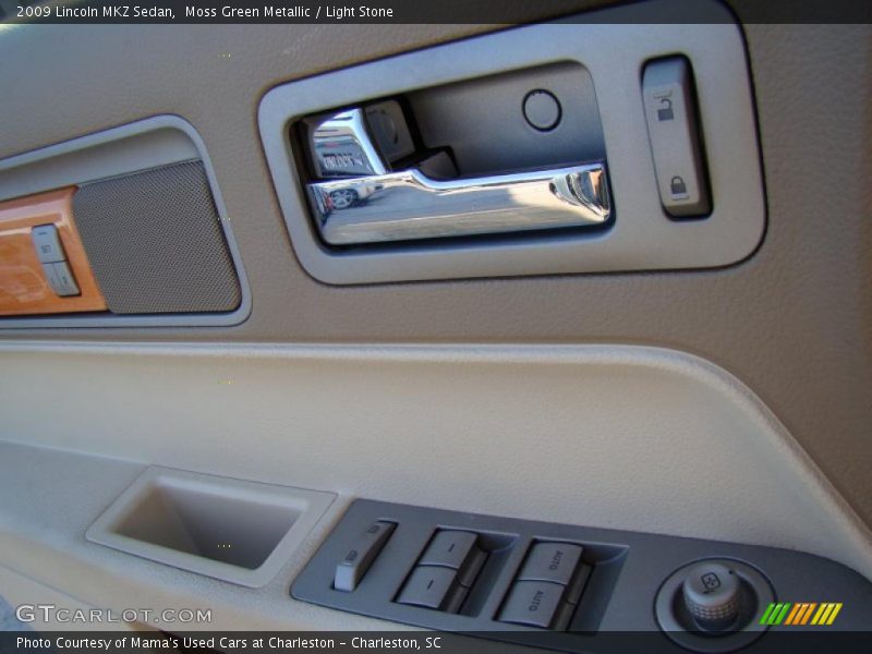 Moss Green Metallic / Light Stone 2009 Lincoln MKZ Sedan