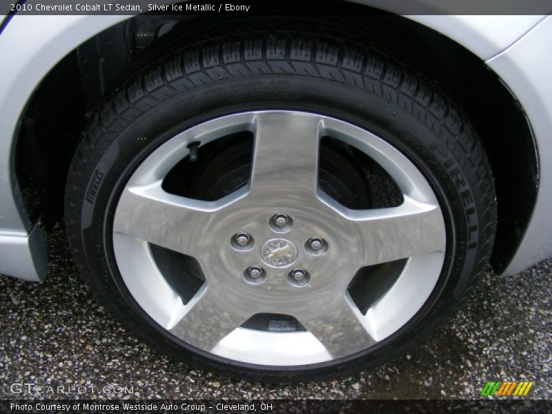 Silver Ice Metallic / Ebony 2010 Chevrolet Cobalt LT Sedan