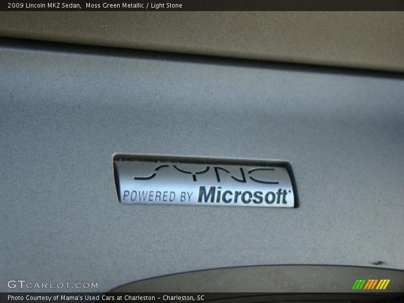 Moss Green Metallic / Light Stone 2009 Lincoln MKZ Sedan