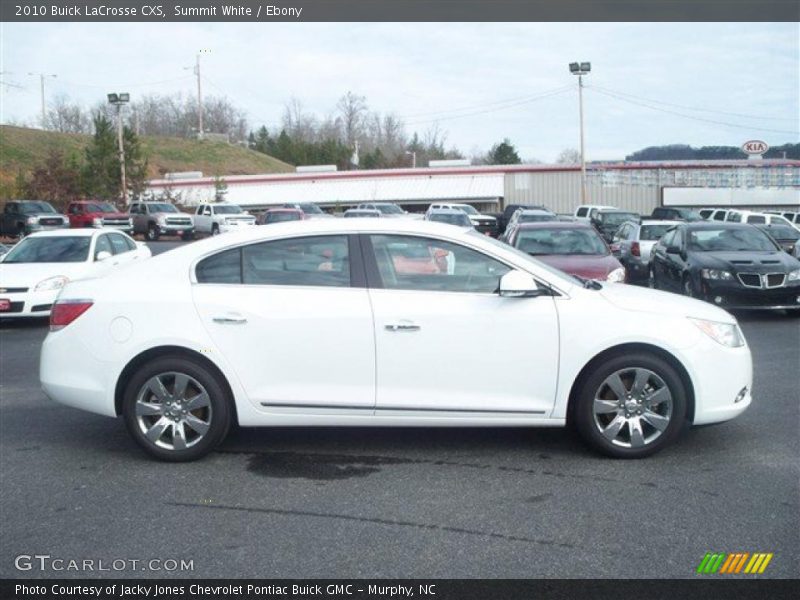 Summit White / Ebony 2010 Buick LaCrosse CXS