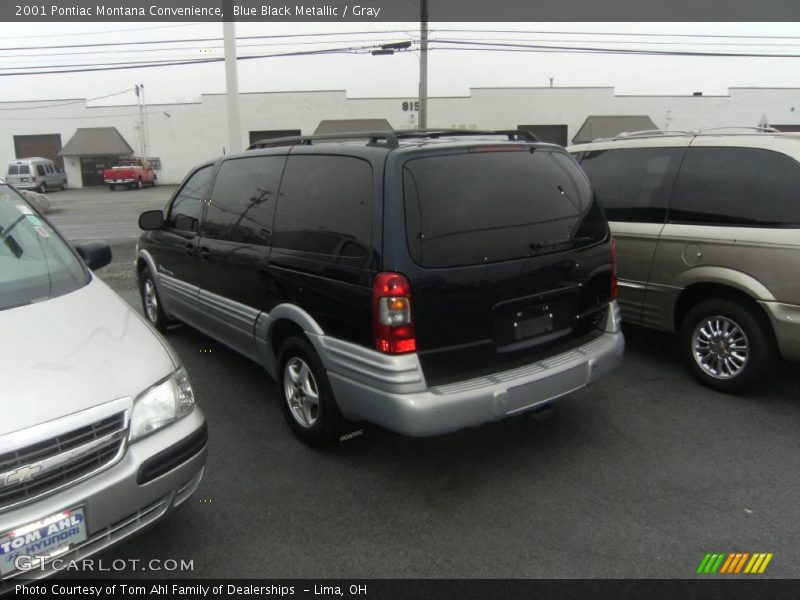 Blue Black Metallic / Gray 2001 Pontiac Montana Convenience