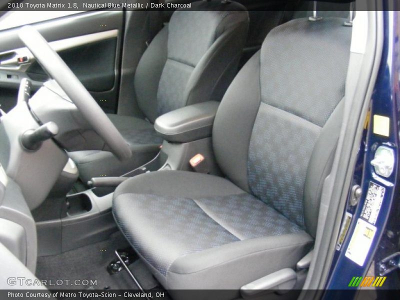 Nautical Blue Metallic / Dark Charcoal 2010 Toyota Matrix 1.8