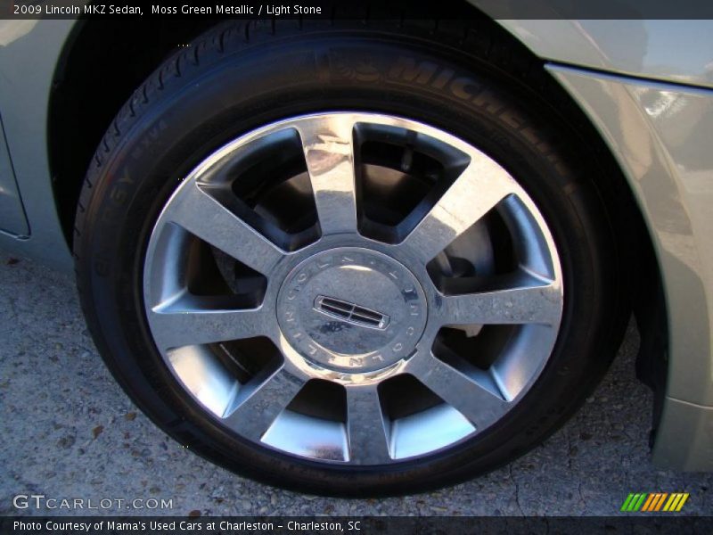 Moss Green Metallic / Light Stone 2009 Lincoln MKZ Sedan