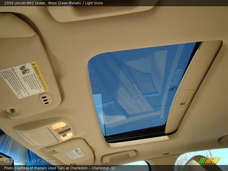 Moss Green Metallic / Light Stone 2009 Lincoln MKZ Sedan