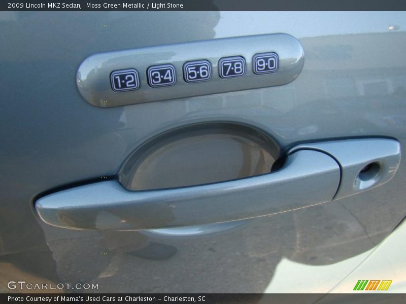 Moss Green Metallic / Light Stone 2009 Lincoln MKZ Sedan