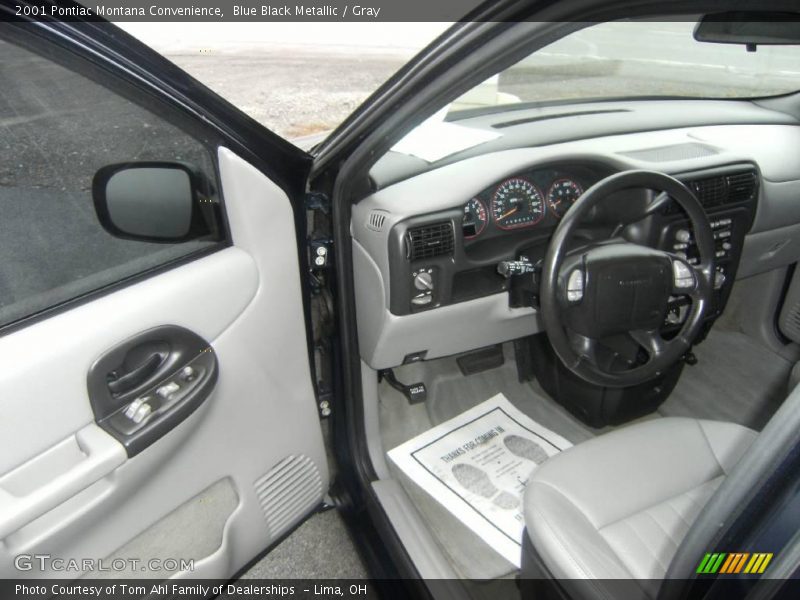 Blue Black Metallic / Gray 2001 Pontiac Montana Convenience
