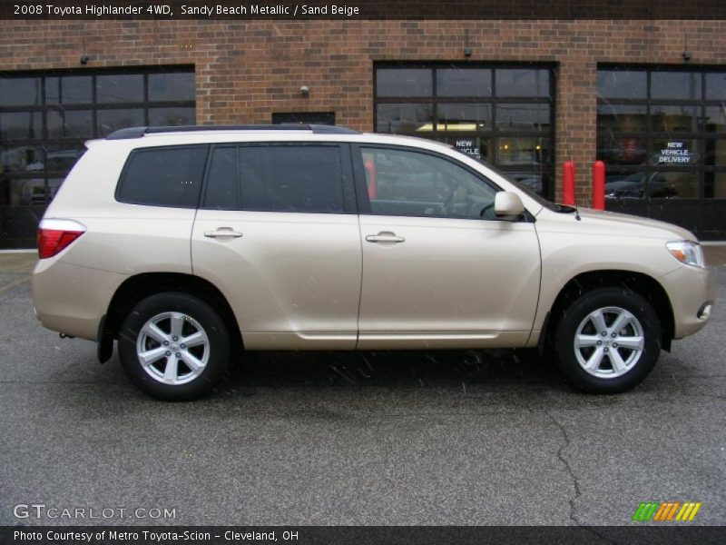 Sandy Beach Metallic / Sand Beige 2008 Toyota Highlander 4WD