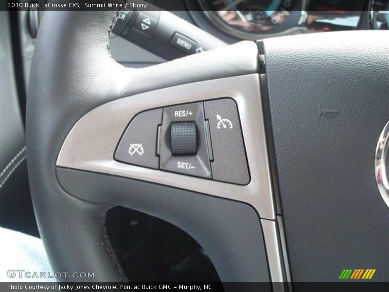 Summit White / Ebony 2010 Buick LaCrosse CXS