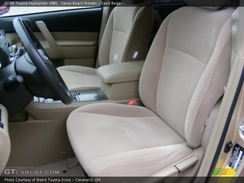 Sandy Beach Metallic / Sand Beige 2008 Toyota Highlander 4WD