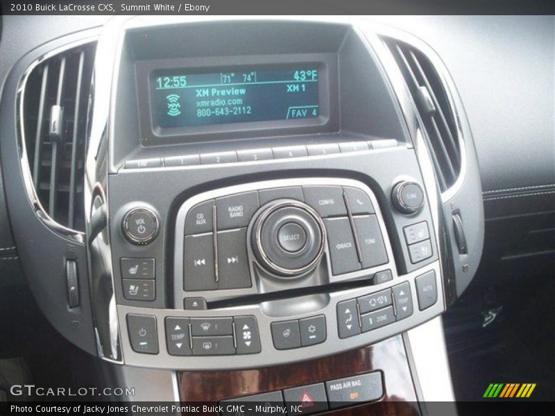 Controls of 2010 LaCrosse CXS