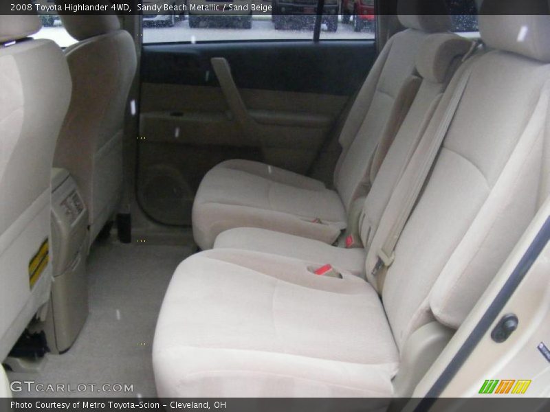Sandy Beach Metallic / Sand Beige 2008 Toyota Highlander 4WD
