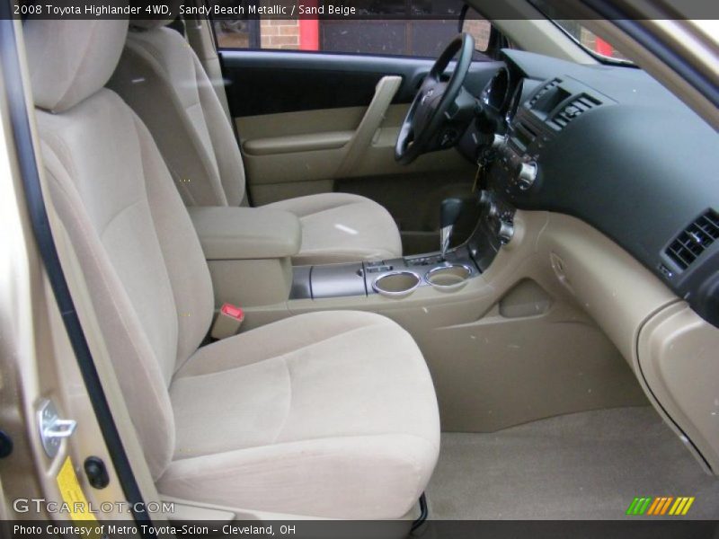 Sandy Beach Metallic / Sand Beige 2008 Toyota Highlander 4WD