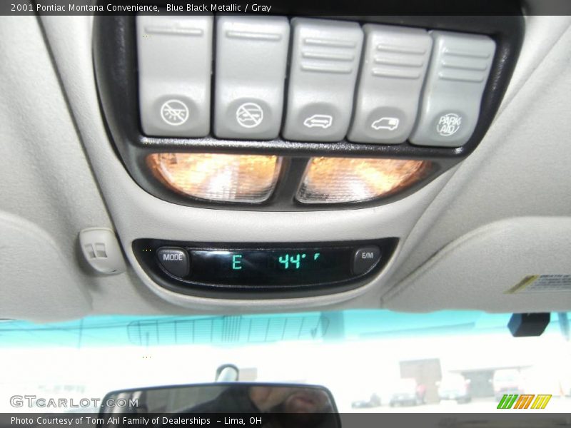 Blue Black Metallic / Gray 2001 Pontiac Montana Convenience