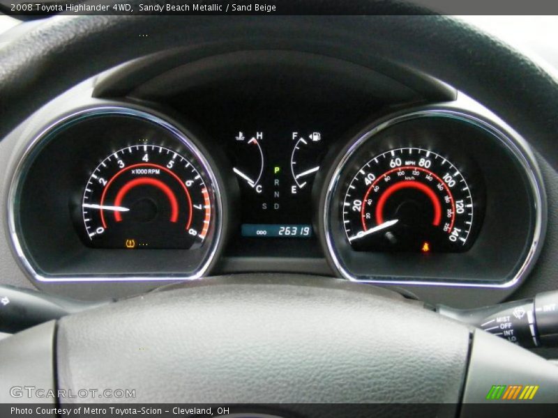 Sandy Beach Metallic / Sand Beige 2008 Toyota Highlander 4WD