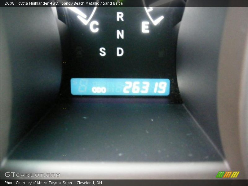 Sandy Beach Metallic / Sand Beige 2008 Toyota Highlander 4WD