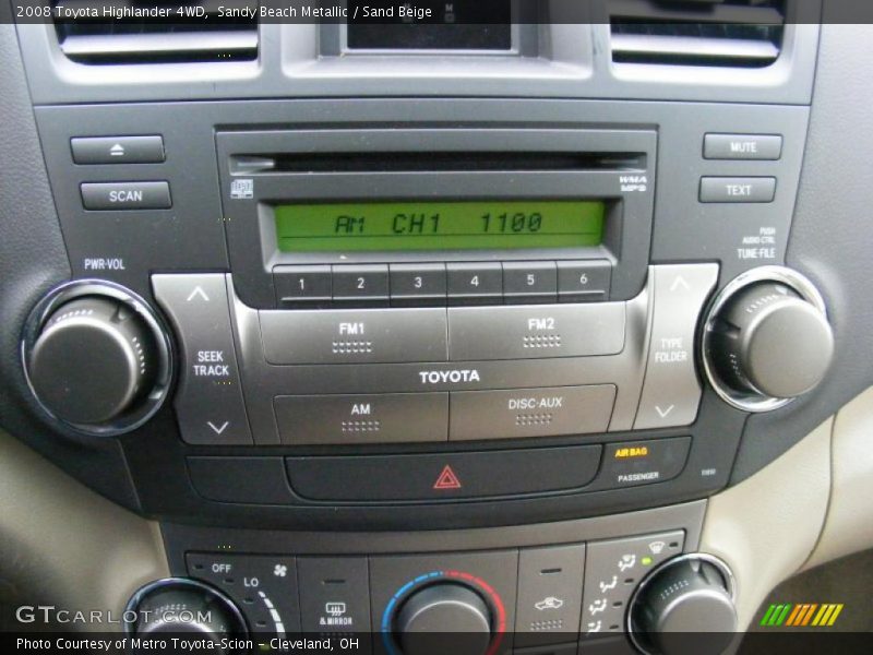 Sandy Beach Metallic / Sand Beige 2008 Toyota Highlander 4WD
