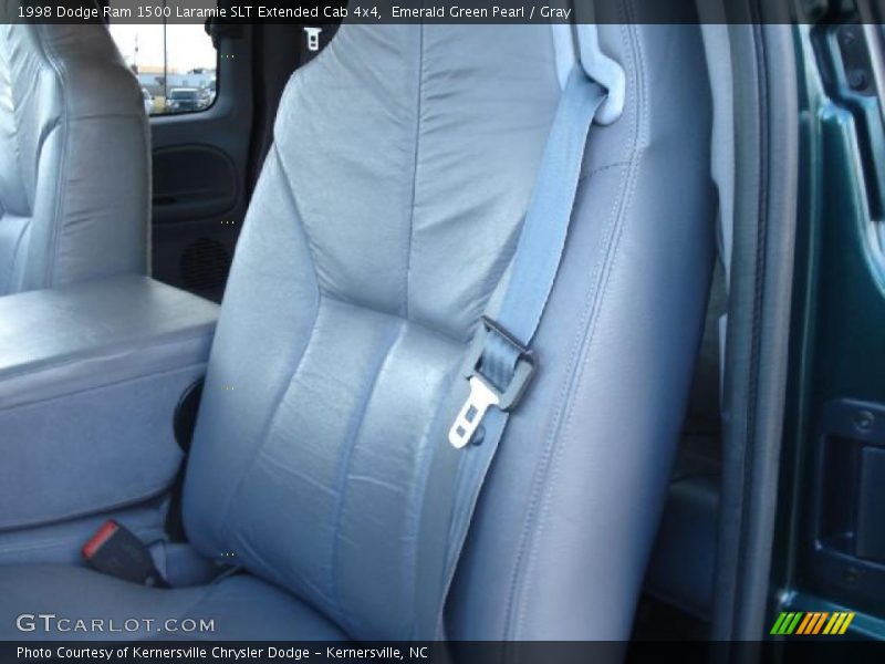 Emerald Green Pearl / Gray 1998 Dodge Ram 1500 Laramie SLT Extended Cab 4x4