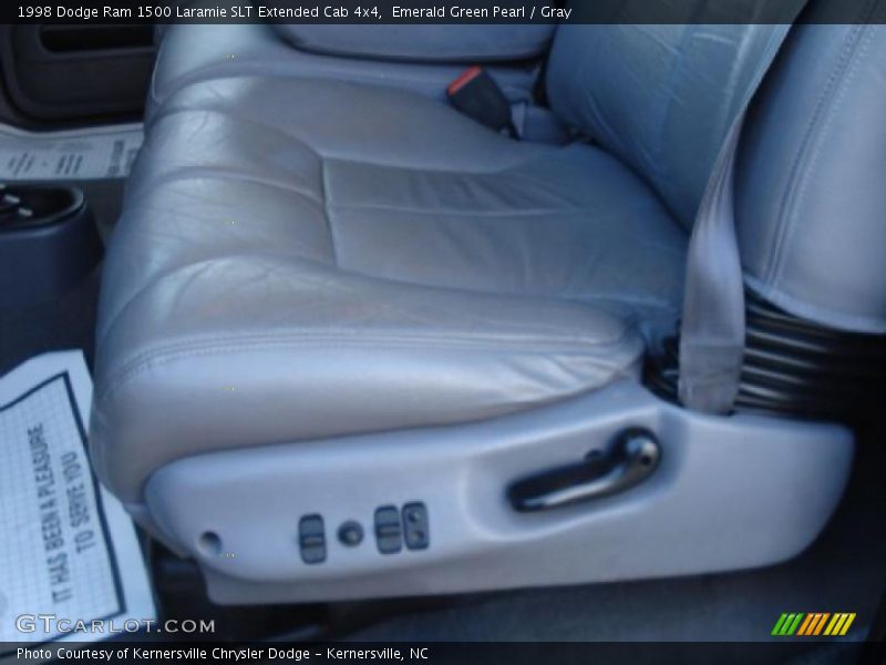 Emerald Green Pearl / Gray 1998 Dodge Ram 1500 Laramie SLT Extended Cab 4x4