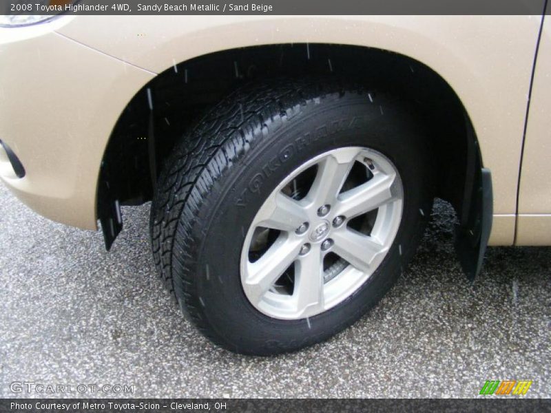 Sandy Beach Metallic / Sand Beige 2008 Toyota Highlander 4WD