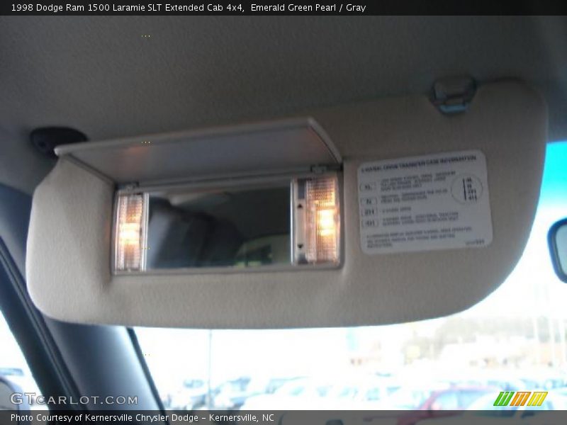Emerald Green Pearl / Gray 1998 Dodge Ram 1500 Laramie SLT Extended Cab 4x4