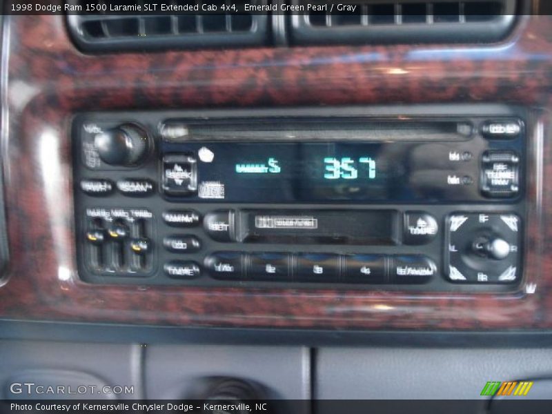 Emerald Green Pearl / Gray 1998 Dodge Ram 1500 Laramie SLT Extended Cab 4x4
