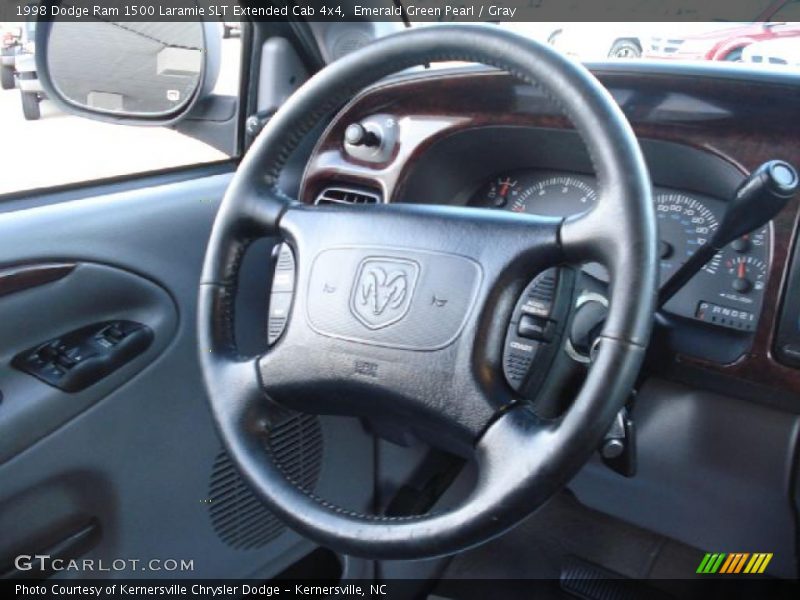 Emerald Green Pearl / Gray 1998 Dodge Ram 1500 Laramie SLT Extended Cab 4x4
