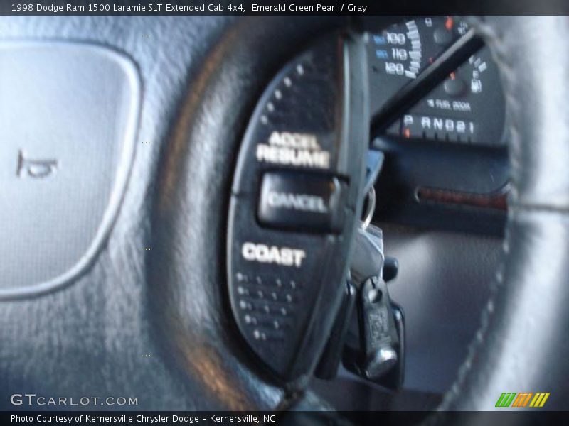 Emerald Green Pearl / Gray 1998 Dodge Ram 1500 Laramie SLT Extended Cab 4x4