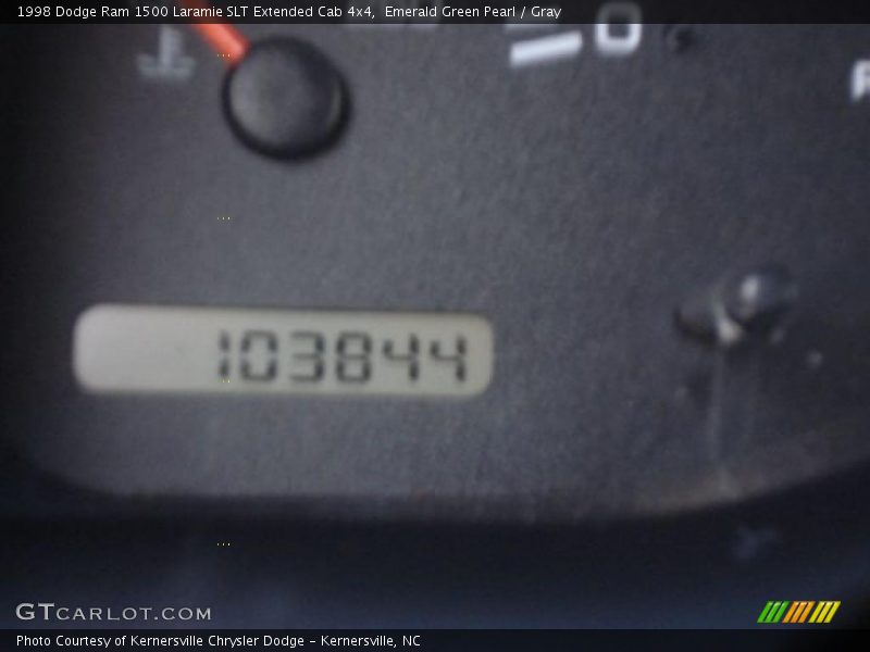 Emerald Green Pearl / Gray 1998 Dodge Ram 1500 Laramie SLT Extended Cab 4x4