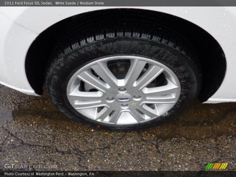 White Suede / Medium Stone 2011 Ford Focus SEL Sedan
