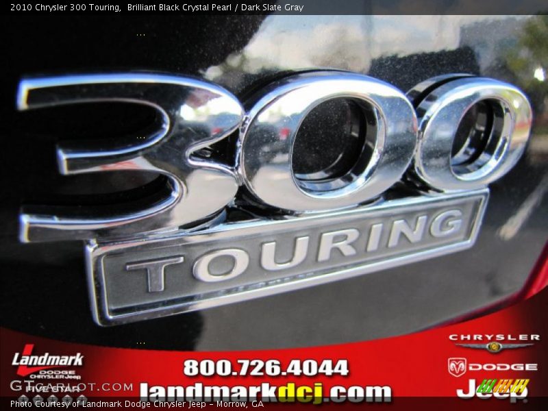 Brilliant Black Crystal Pearl / Dark Slate Gray 2010 Chrysler 300 Touring