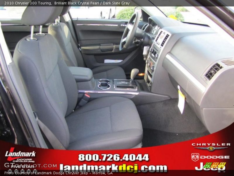Brilliant Black Crystal Pearl / Dark Slate Gray 2010 Chrysler 300 Touring