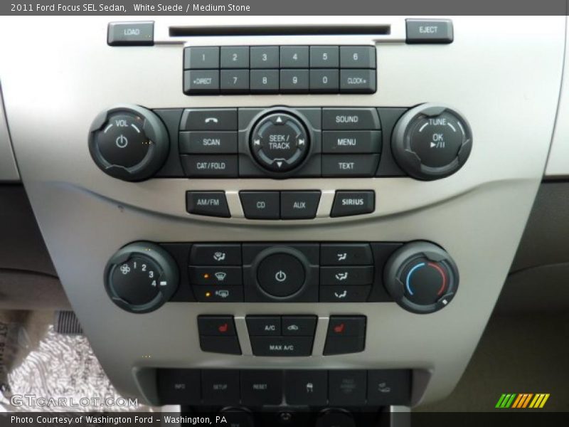 White Suede / Medium Stone 2011 Ford Focus SEL Sedan