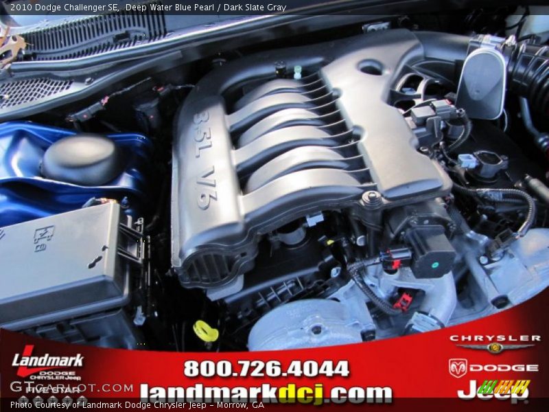 Deep Water Blue Pearl / Dark Slate Gray 2010 Dodge Challenger SE