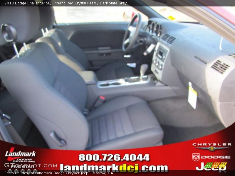 Inferno Red Crystal Pearl / Dark Slate Gray 2010 Dodge Challenger SE