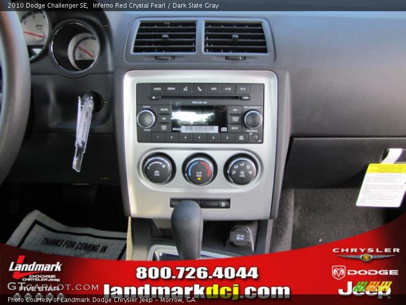 Inferno Red Crystal Pearl / Dark Slate Gray 2010 Dodge Challenger SE