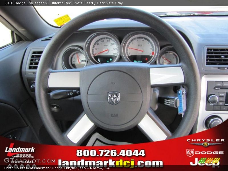Inferno Red Crystal Pearl / Dark Slate Gray 2010 Dodge Challenger SE