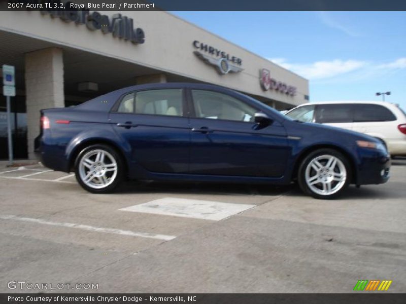 Royal Blue Pearl / Parchment 2007 Acura TL 3.2