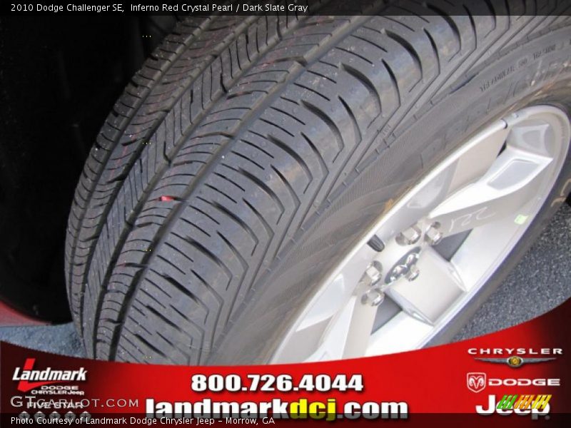 Inferno Red Crystal Pearl / Dark Slate Gray 2010 Dodge Challenger SE