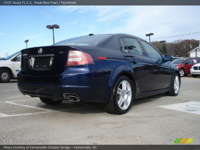 Royal Blue Pearl / Parchment 2007 Acura TL 3.2