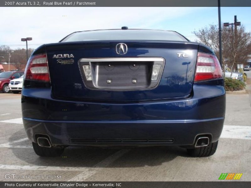Royal Blue Pearl / Parchment 2007 Acura TL 3.2