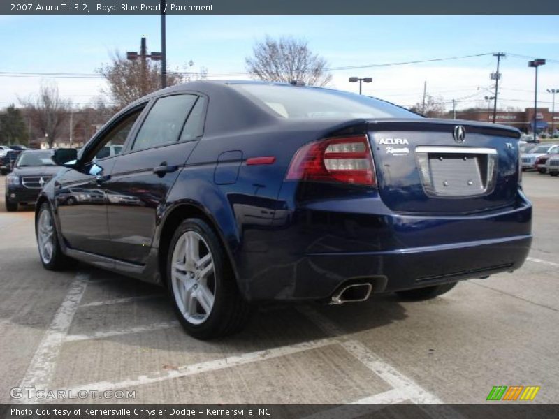 Royal Blue Pearl / Parchment 2007 Acura TL 3.2