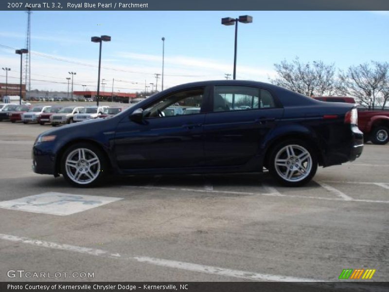 Royal Blue Pearl / Parchment 2007 Acura TL 3.2