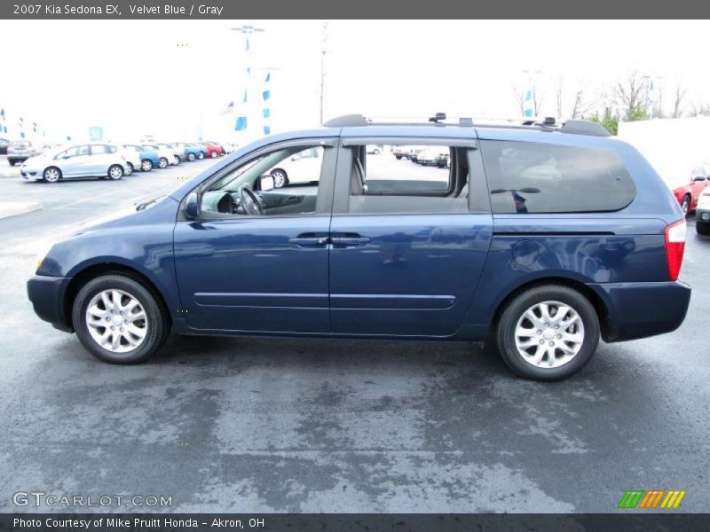 Velvet Blue / Gray 2007 Kia Sedona EX