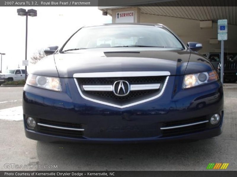 Royal Blue Pearl / Parchment 2007 Acura TL 3.2