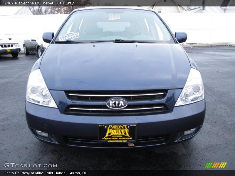 Velvet Blue / Gray 2007 Kia Sedona EX