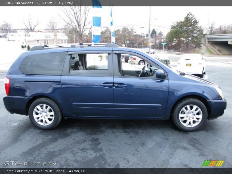 Velvet Blue / Gray 2007 Kia Sedona EX