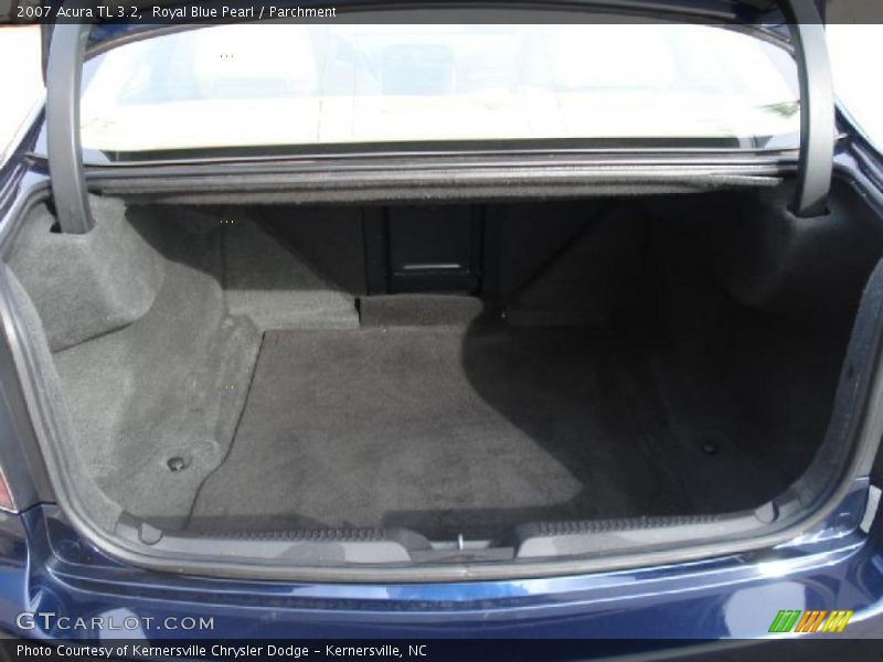 Royal Blue Pearl / Parchment 2007 Acura TL 3.2